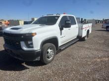 2021 Chevy 3500 HD 4X4 Diesel Utility Truck