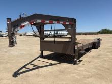2025 Delta 20 ft T/A Gooseneck Tilt Deck Trailer