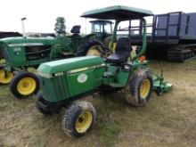 John Deere 850 Tractor w/ 4 ft. Finish Mower