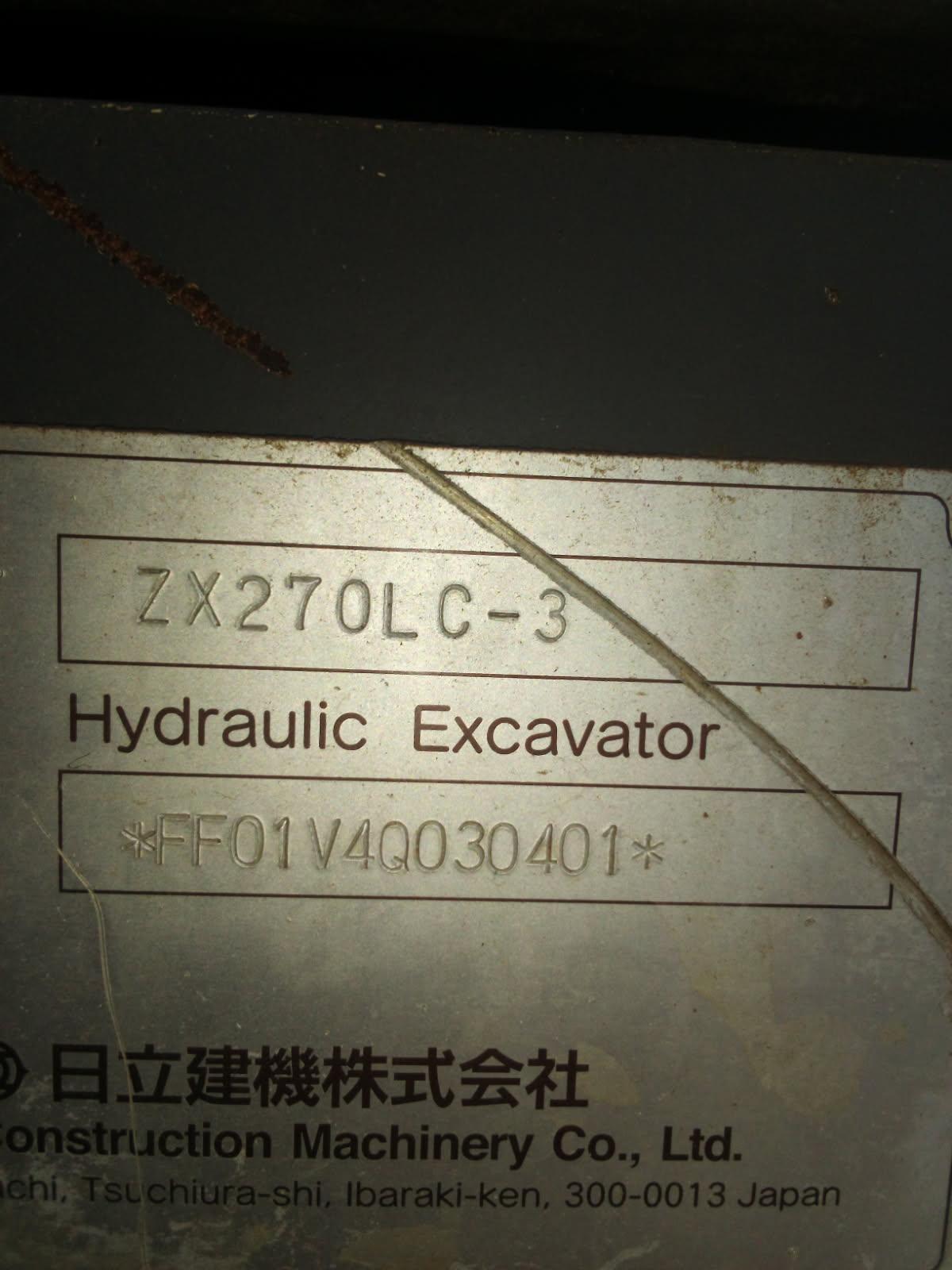 2006 Hitachi Zaxus 270LC-3 Excavator