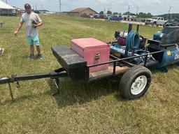 Utility Trailer with Air Compressor