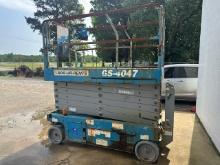 2016 Genie GS4047 Electric Scissor Lift, 40 ft. reach, hrs showing on meter 440