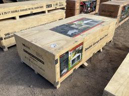 TMG-MS2119 21FT X 19FT METAL GARAGE SHED