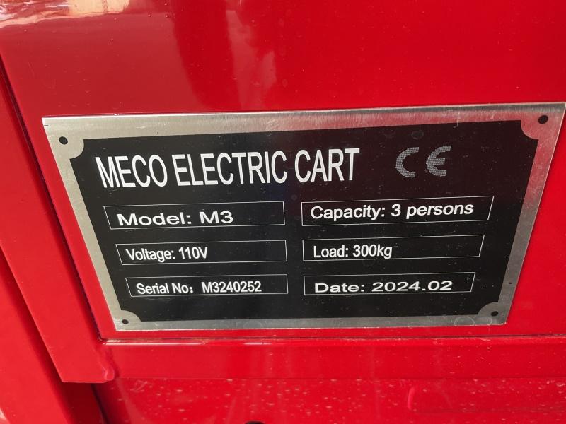 2024 Meco M3 Electric Cart