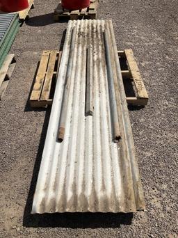 PALLET OF TIN ROOFING