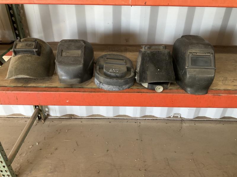 LOT OF ASST WELDING HOODS