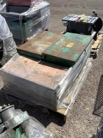PALLET OF STORAGE BOXES AND MISC