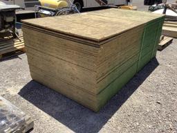 STACK OF 4FT X 8FT X 3/4IN OSB