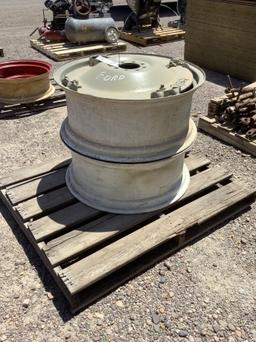 (2) FORD TRACTOR WHEELS