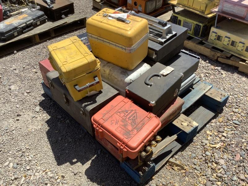 PALLET OF ASST TESTING EQUIPMENT AND BOXES