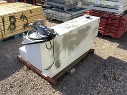 STEEL FUEL TRANSFER TANK W/ PUMP