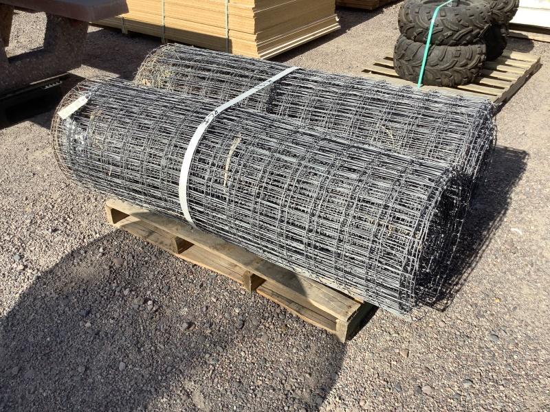 (2) ROLLS OF 5FT NO CLIMB FENCING