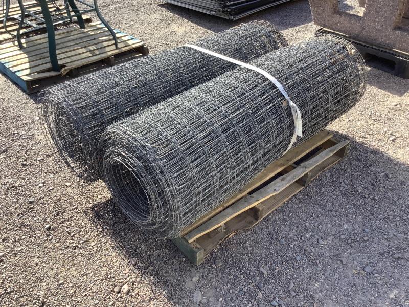 (2) ROLLS OF 5FT NO CLIMB FENCING