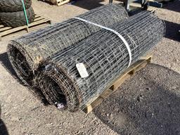 (2) ROLLS OF 5FT NO CLIMB FENCING