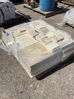 PALLET OF TRAVERTINE PAVERS