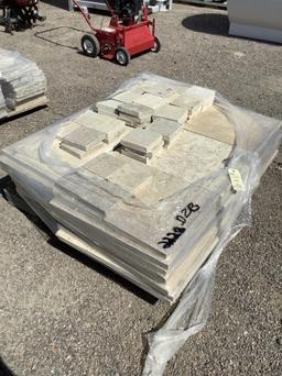 PALLET OF TRAVERTINE PAVERS