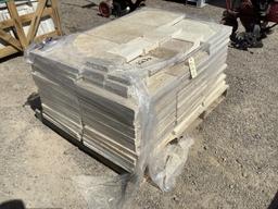 PALLET OF TRAVERTINE PAVERS