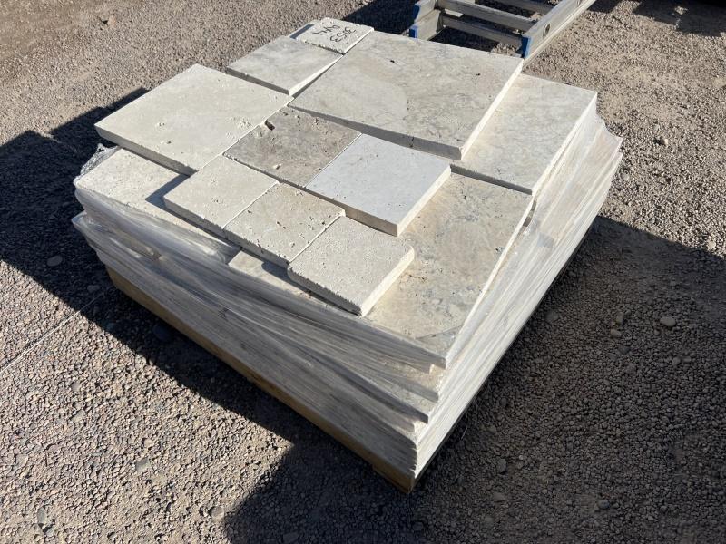 PALLET OF TRAVERTINE PAVERS