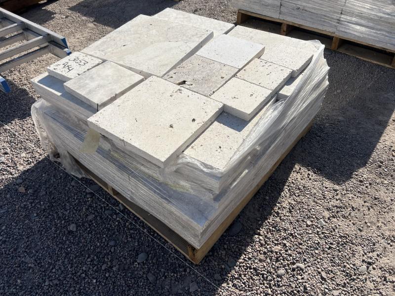 PALLET OF TRAVERTINE PAVERS