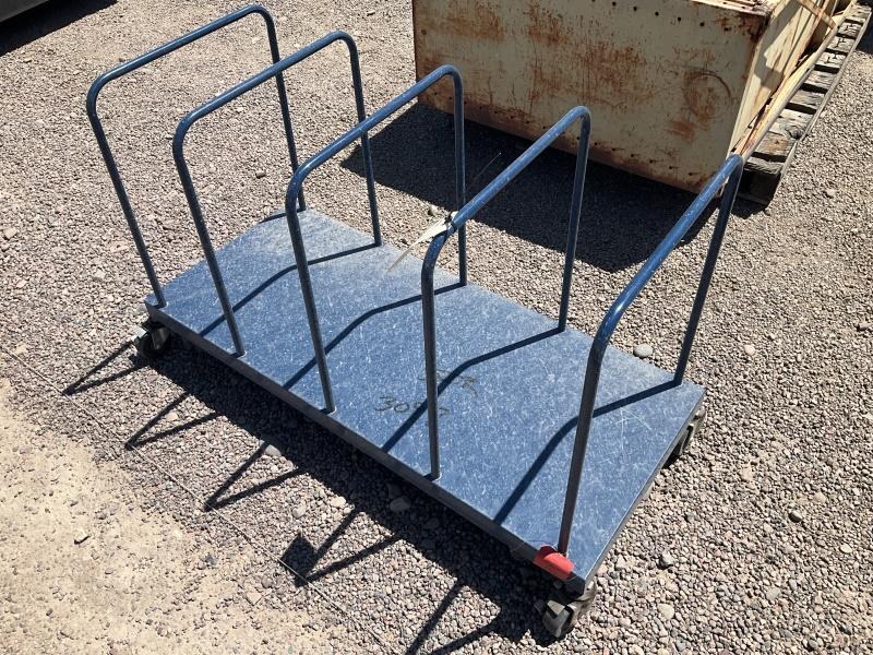 METAL ROLLING STORAGE CART