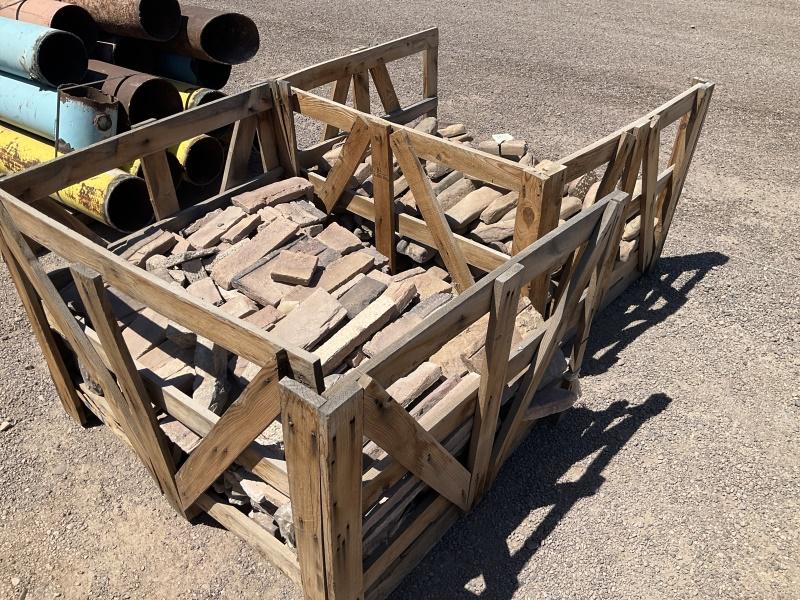 (2) CRATES OF STONE VENEER