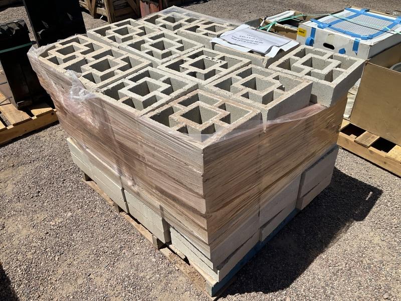 PALLET OF CONCRETE BLOCKS