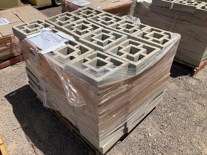 PALLET OF CONCRETE BLOCKS