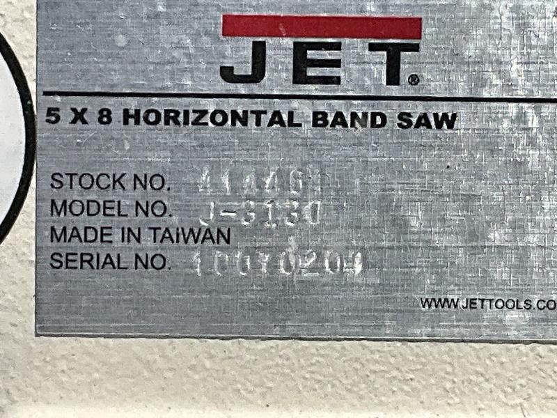 JET J-3130 BAND SAW
