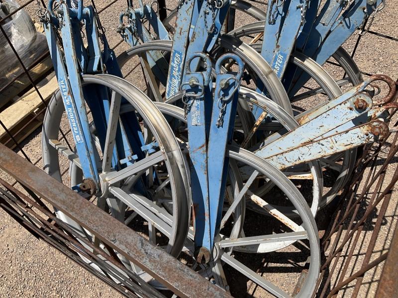 BIN OF ASST WIRE PULLEYS