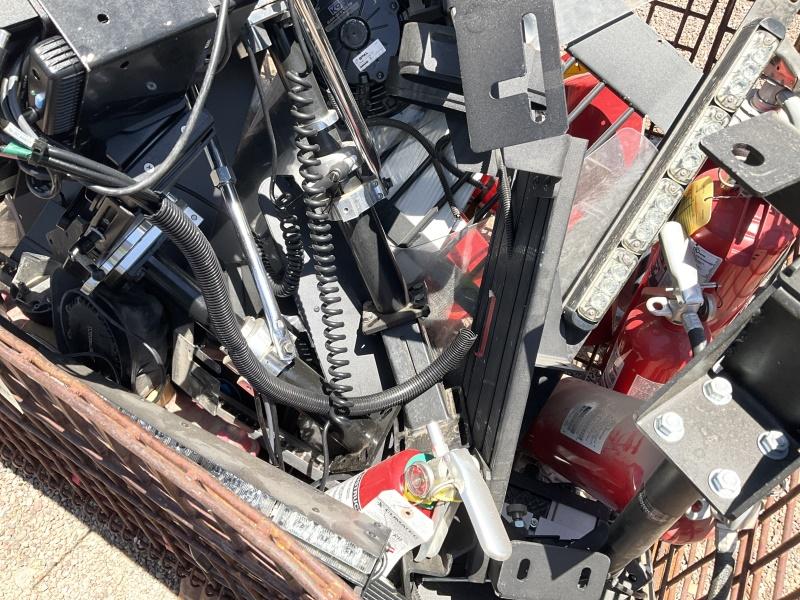 BASKET OF ASST PATROL VEHICLE EQUIPMENT