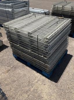 PALLET OF PALLET RACKING SHELVES