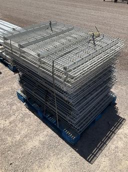 PALLET OF PALLET RACKING SHELVES