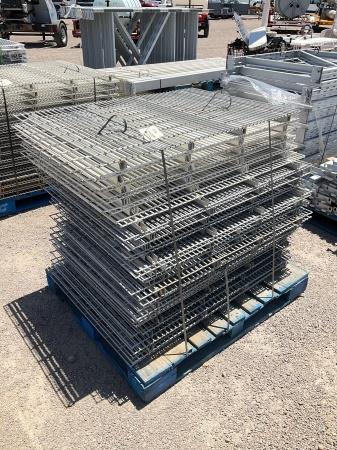 PALLET OF PALLET RACKING SHELVES