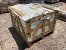 CRATE OF TRAVERTINE PAVERS