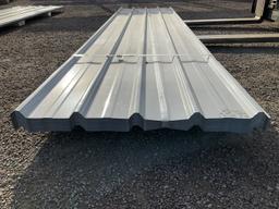 (70) SHEETS OF 3FT X 12FT WHITE METAL ROOF PANELS