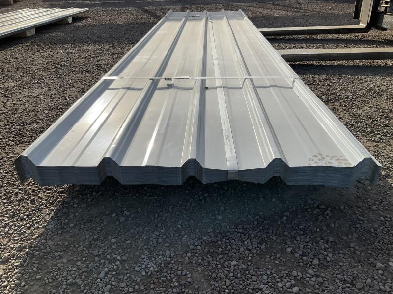 (70) SHEETS OF 3FT X 12FT WHITE METAL ROOF PANELS