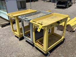 (3) PLASTIC CARTS