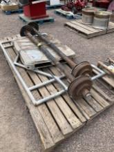 (2) TRAILER AXLES