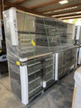 9.5FT 30 DRAWER WORK BENCH