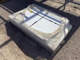 PALLET OF STEEL MOUNTING PLATES