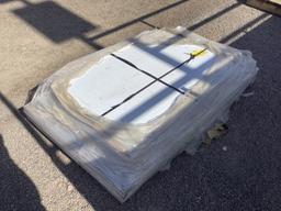 PALLET OF STEEL MOUNTING PLATES