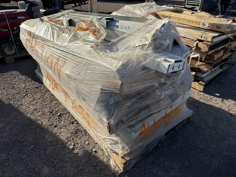 PALLET OF STEEL DOORS AND FRAMES