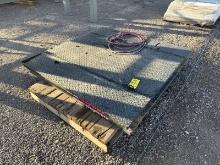 (2) RICE LAKE ROUGH DECK SCALE PLATFORMS