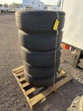 (5) FIRESTONE FIREHAWK TIRES W/ WHEELS