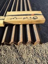 (25) STICKS OF 1 1/2IN X 1 1/2IN X 20FT ANGLE IRON