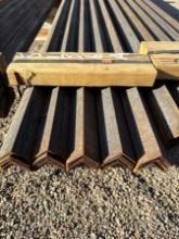 (25) STICKS OF 1 1/2IN X 1 1/2IN X 20FT ANGLE IRON