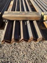 (25) STICKS OF 1 1/2IN X 1 1/2IN X 20FT ANGLE IRON