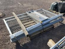 (2) CHAINLINK DOORS