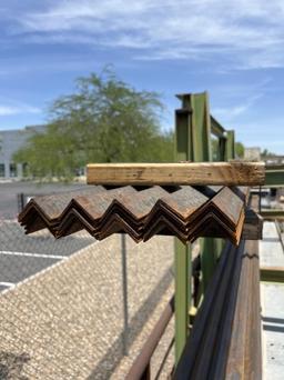 (25) STICKS OF 1 1/2IN X 1 1/2IN X 20FT ANGLE IRON