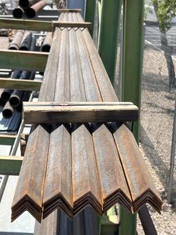 (25) STICKS OF 1 1/2IN X 1 1/2IN X 20FT ANGLE IRON